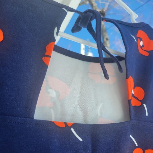 DRAPER JAMES, Ponte Mini Shift Dress, Size-Large, Poppy Design - Picture 5 of 9